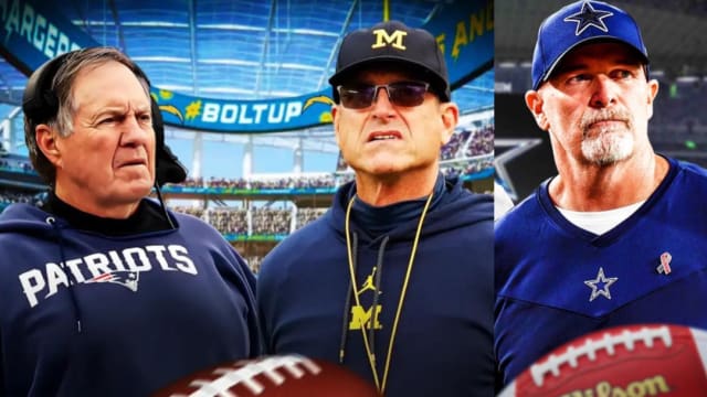belichick, harbaugh and quinn